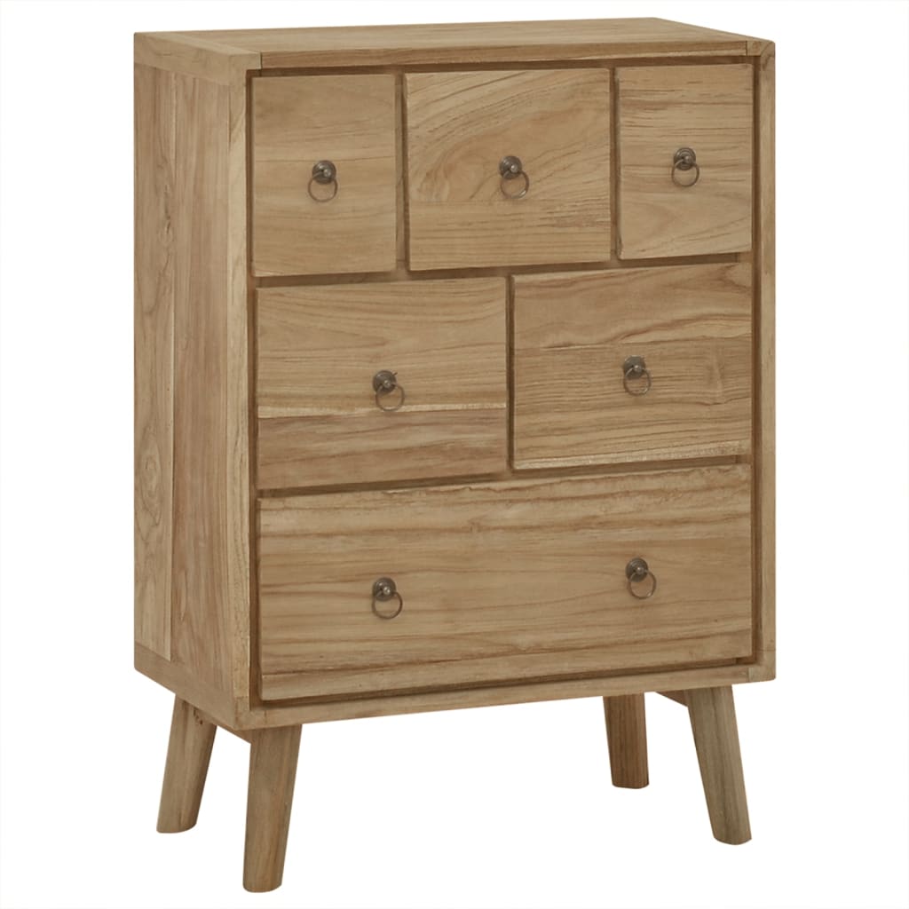 Kommode 56x30x80 cm Massivholz Teak