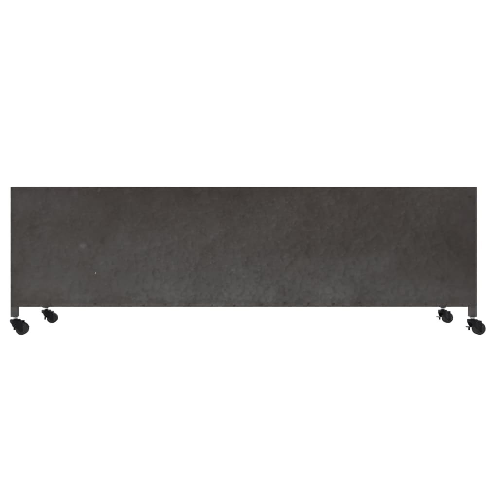 TV-Schrank Silbern 110x30x40 cm Eisen