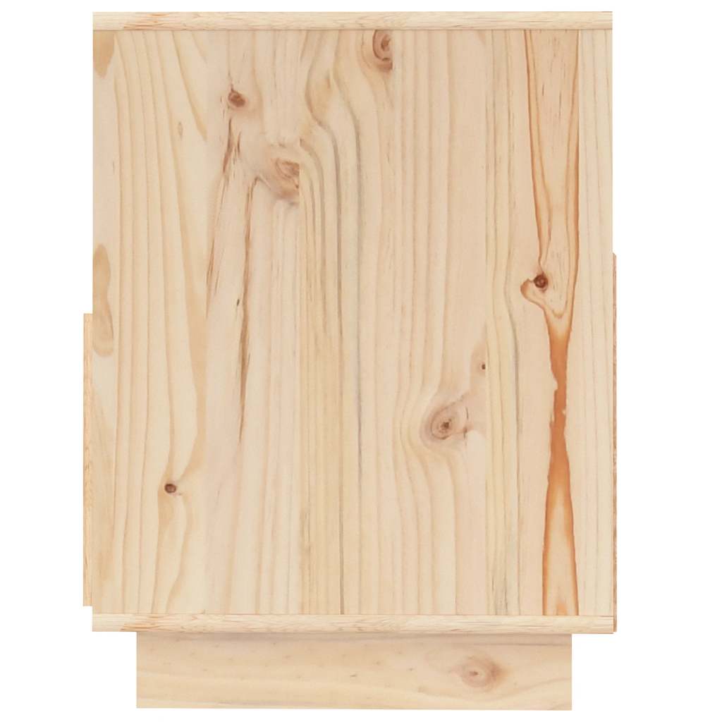 TV-Schrank 140x37x50 cm Massivholz Kiefer