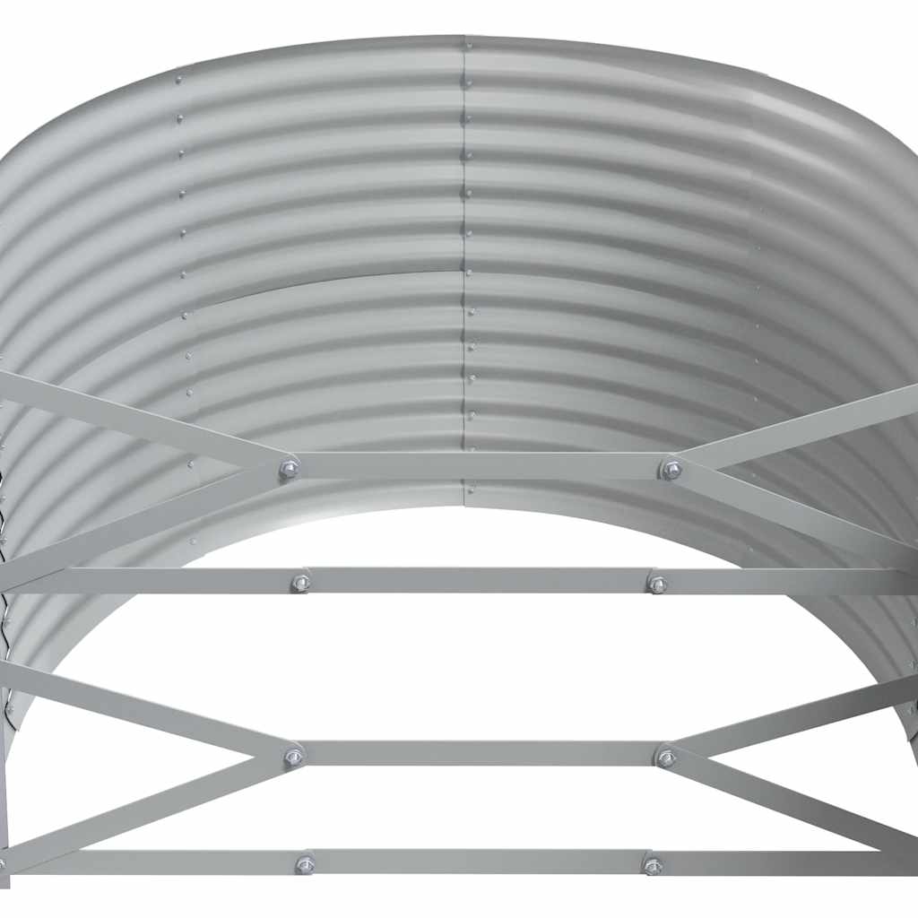 Hochbeet Verzinkter Stahl 396x100x68 cm Anthrazit