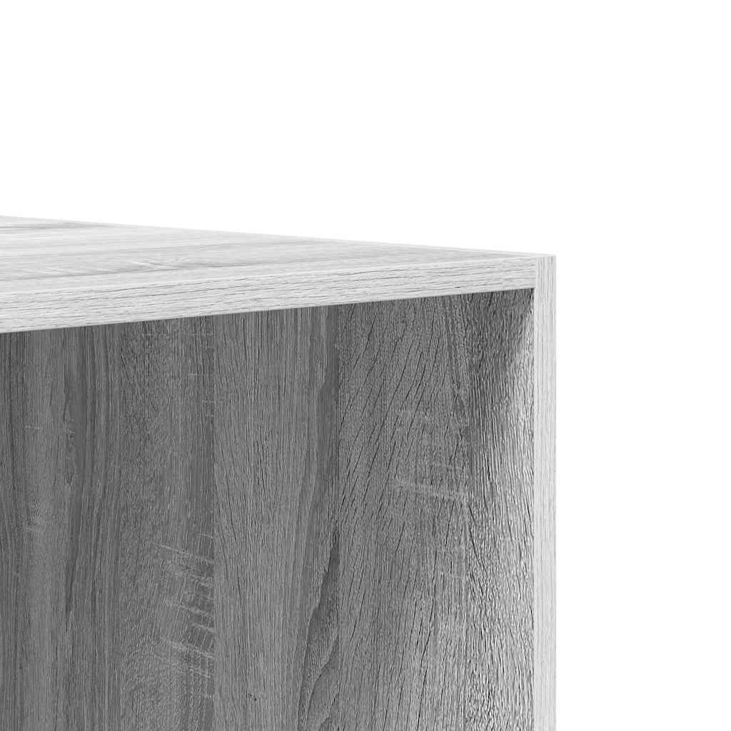 Kleiderschrank mit Schubladen Grau Sonoma 50x50x200 cm