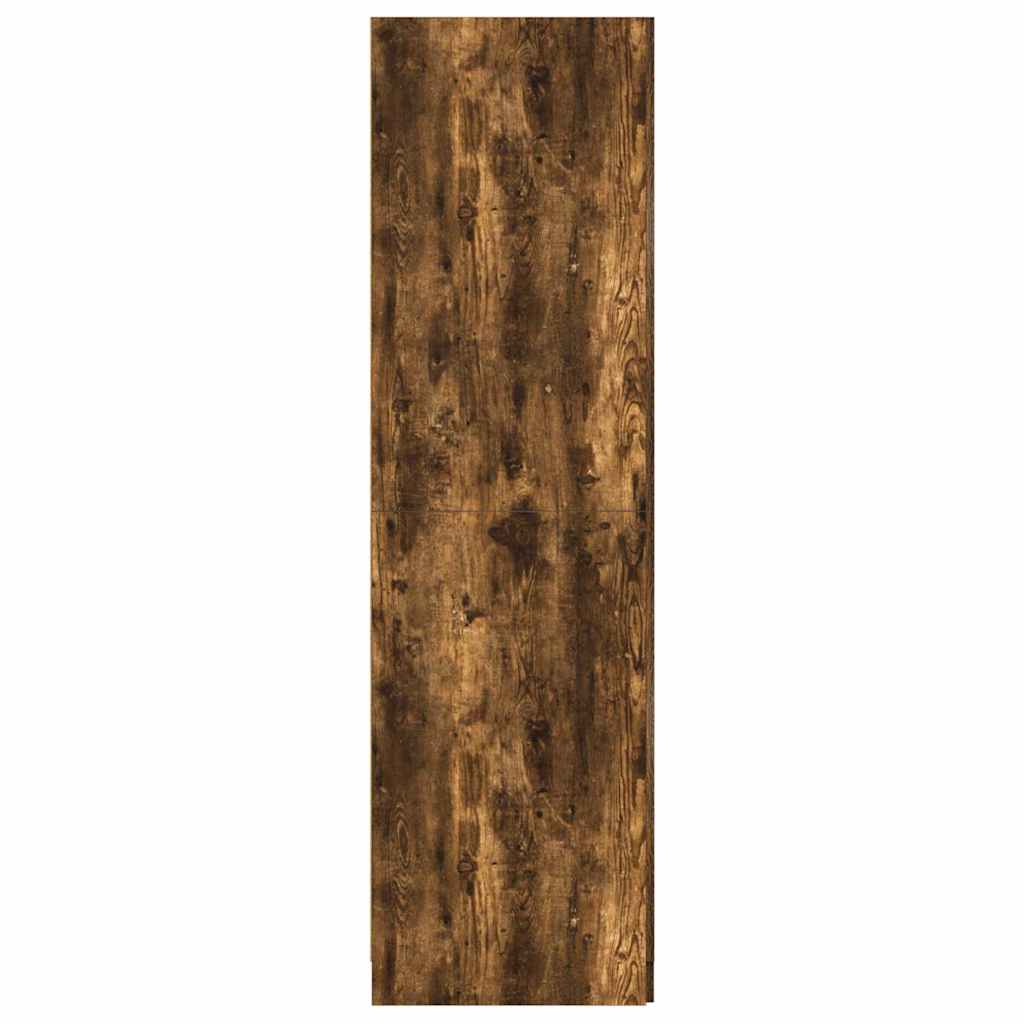 Kleiderschrank Räuchereiche 80x52x180 cm Holzwerkstoff