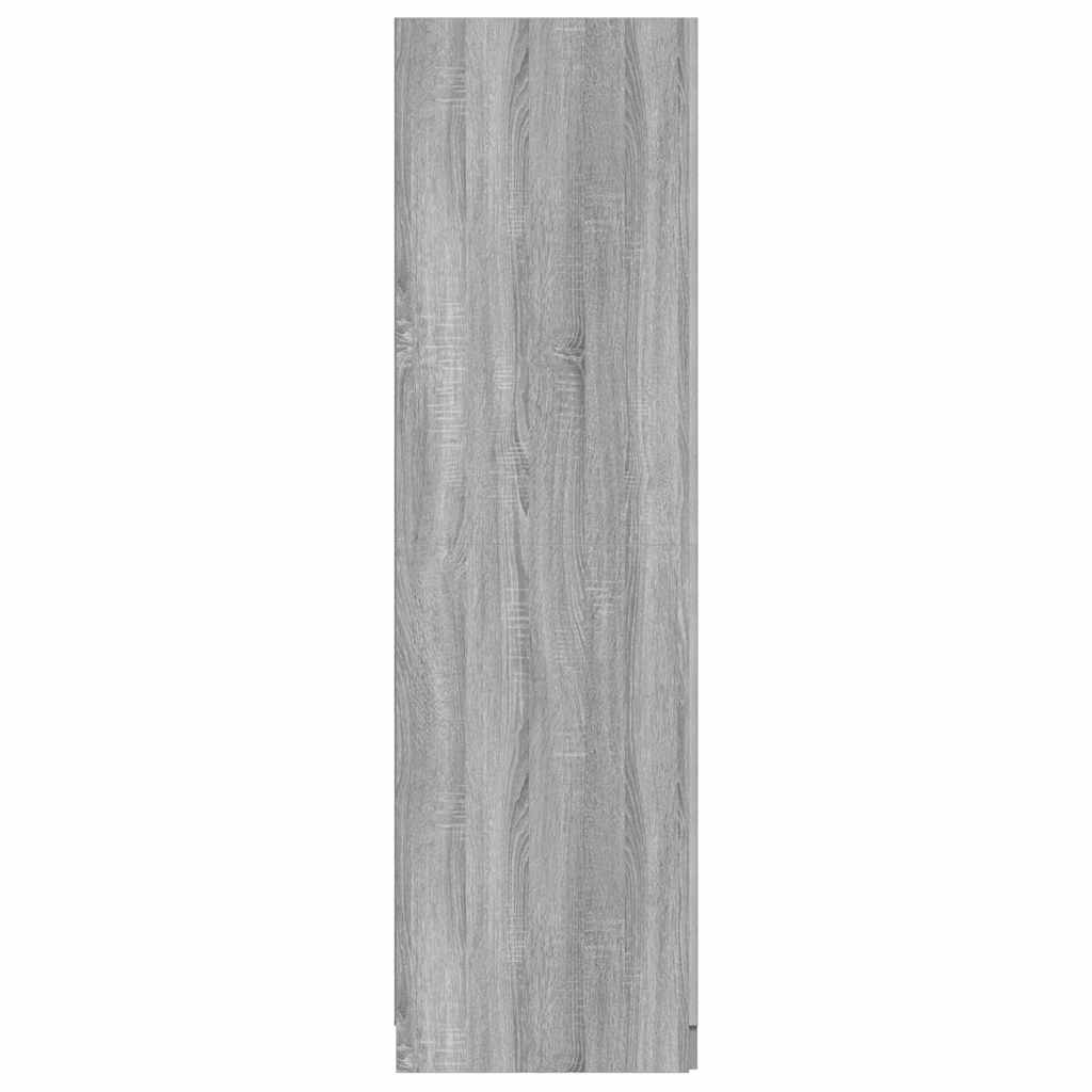 Kleiderschrank Grau Sonoma 80x52x180 cm Holzwerkstoff