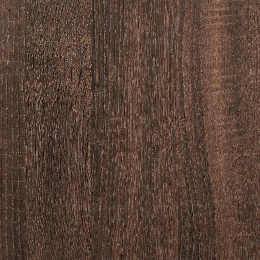 Kleiderschrank Braun Eichen-Optik 80x52x180 cm Holzwerkstoff