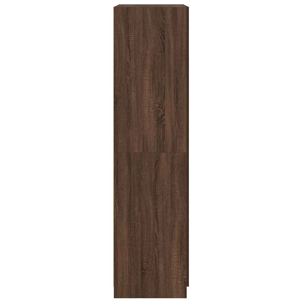 Kleiderschrank Braun Eichen-Optik 90x52x200 cm Holzwerkstoff