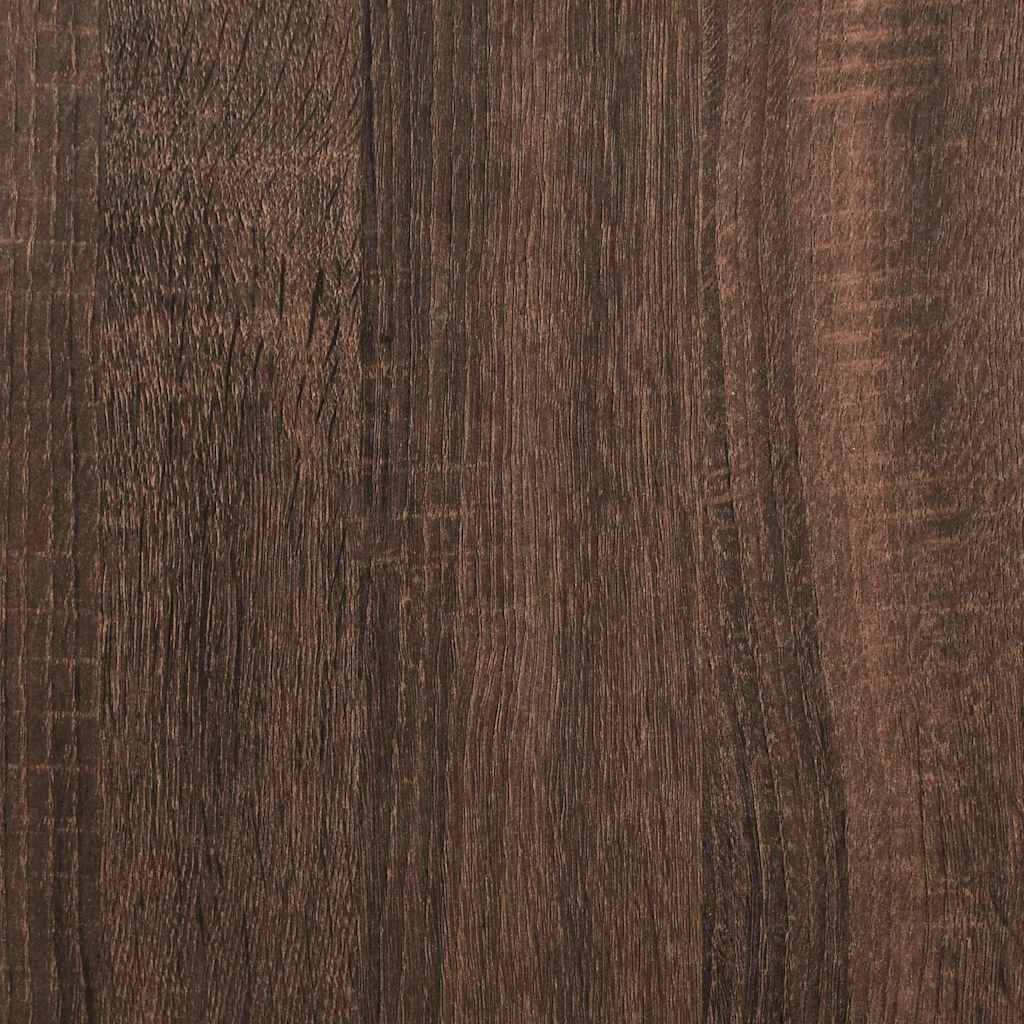Kleiderschrank Braun Eichen-Optik 90x52x200 cm Holzwerkstoff
