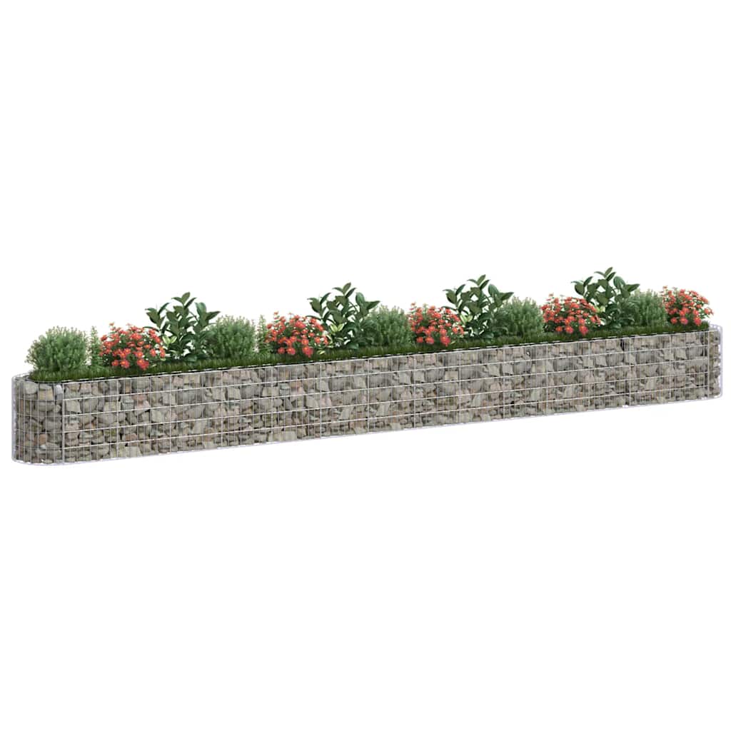 Gabionen-Hochbeet Verzinktes Eisen 540x50x50 cm