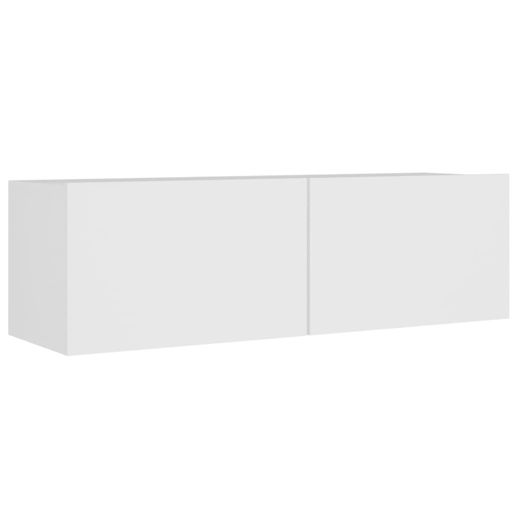 8-tlg. TV-Schrank-Set Weiß Holzwerkstoff