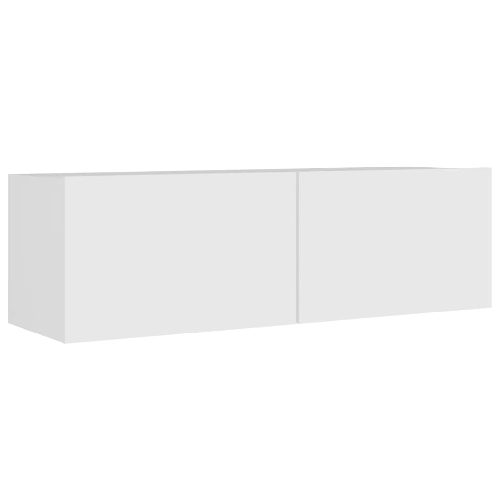 8-tlg. TV-Schrank-Set Weiß Holzwerkstoff