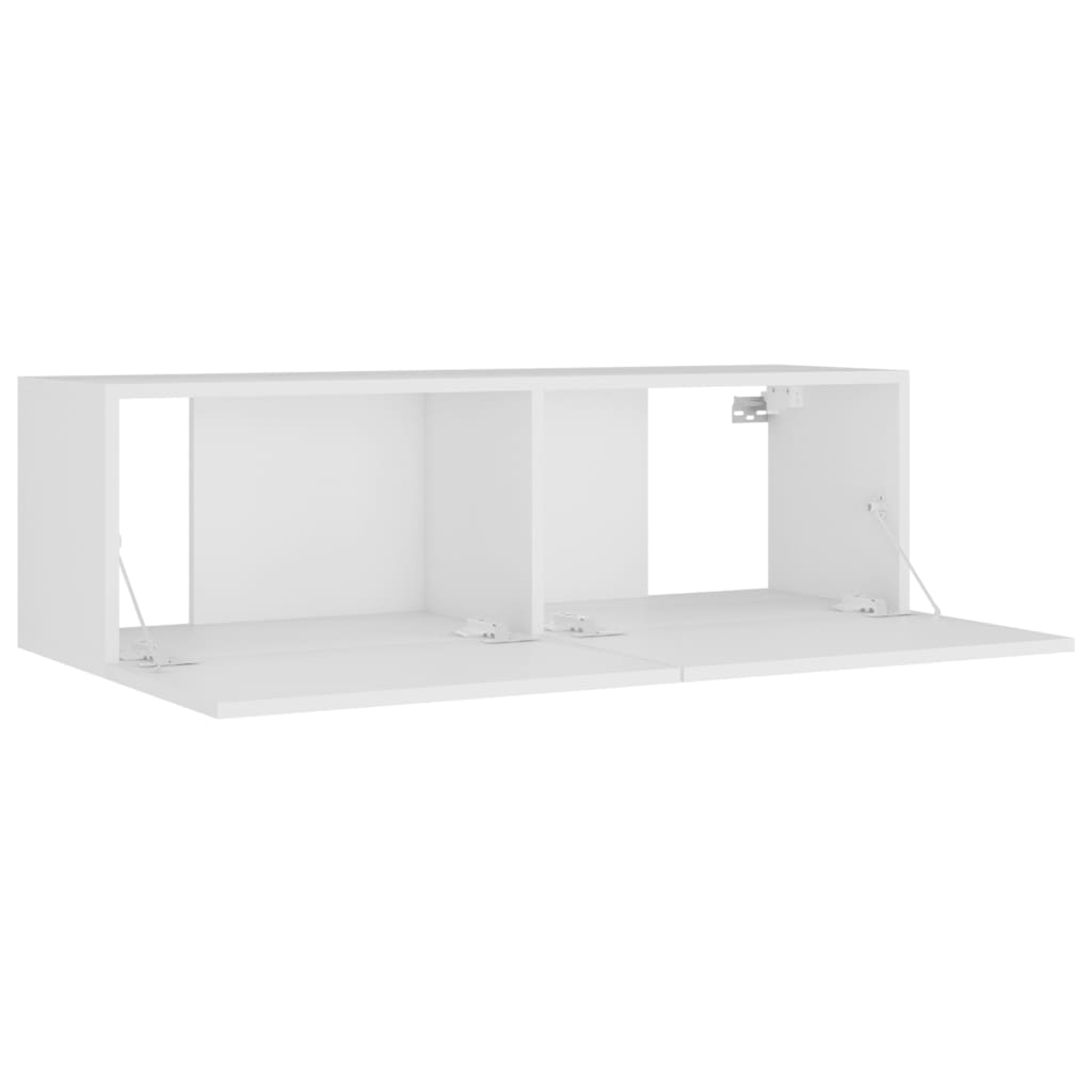 8-tlg. TV-Schrank-Set Weiß Holzwerkstoff