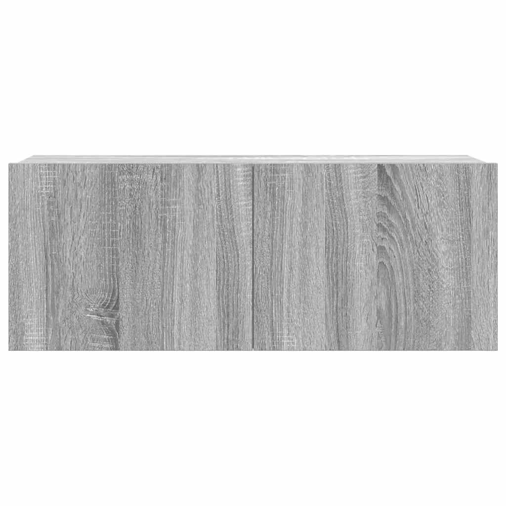 5-tlg. TV-Schrank-Set Grau Sonoma Holzwerkstoff