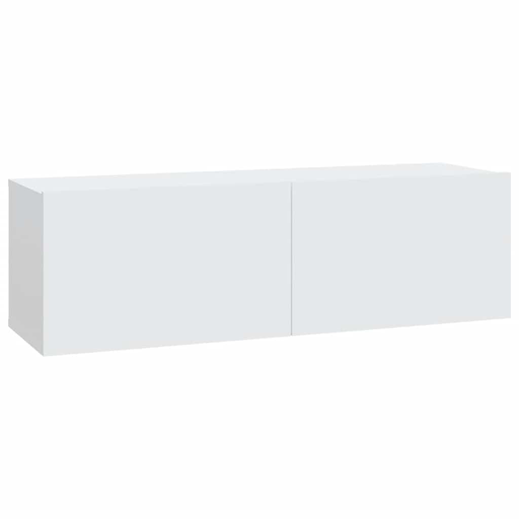 6-tlg. TV-Schrank-Set Weiß Holzwerkstoff