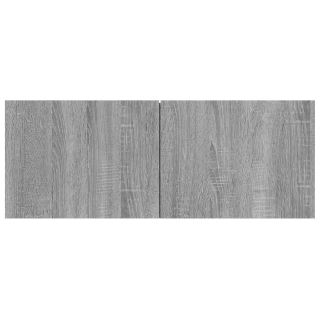 8-tlg. TV-Schrank-Set Grau Sonoma Holzwerkstoff
