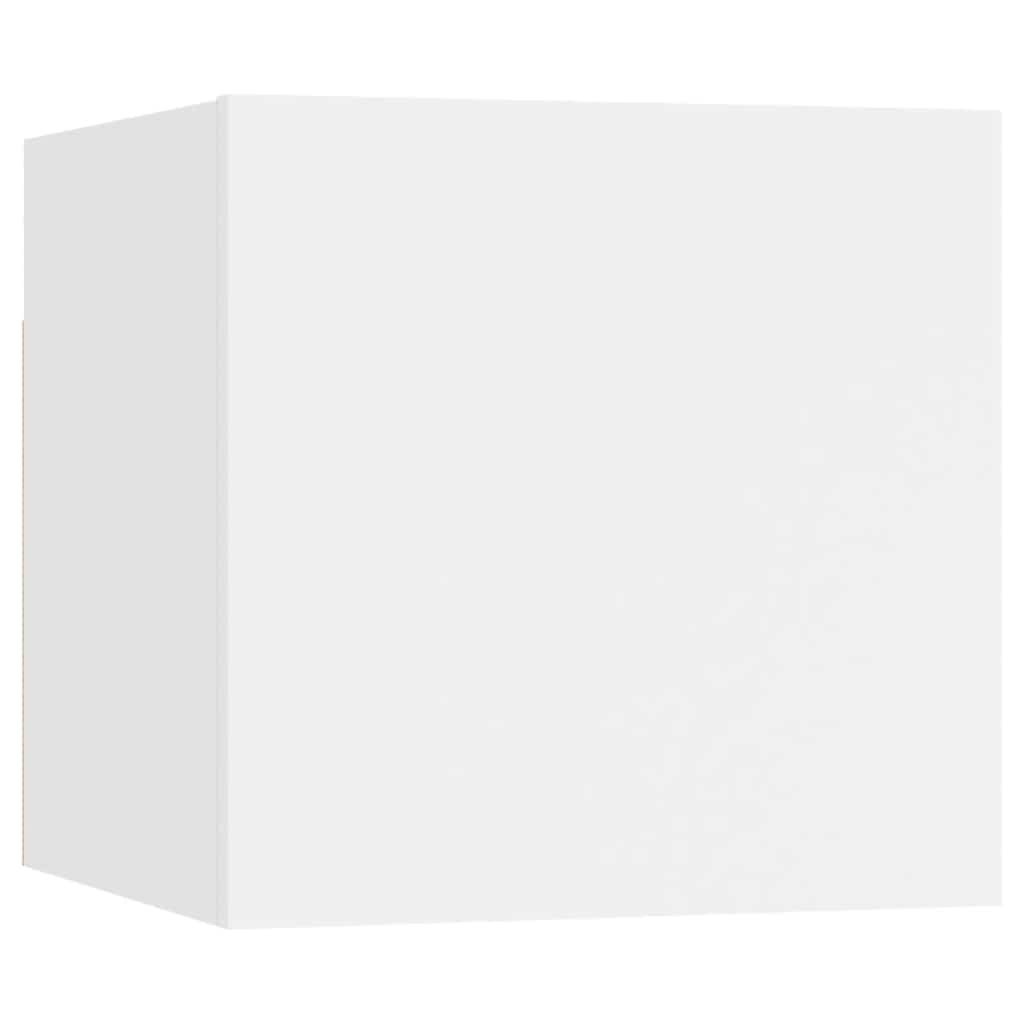8-tlg. TV-Schrank-Set Weiß Holzwerkstoff