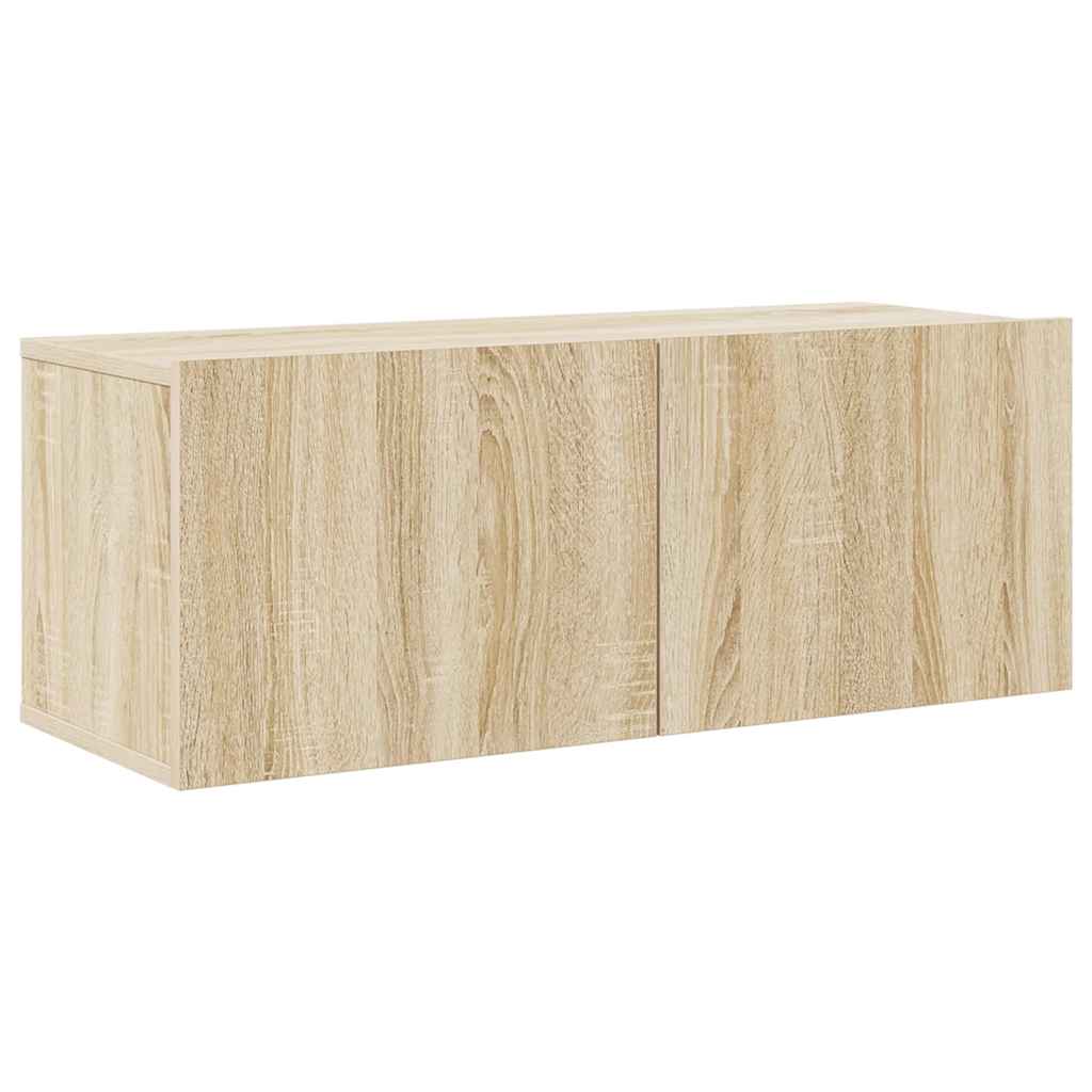 7-tlg. TV-Schrank-Set Sonoma-Eiche Holzwerkstoff