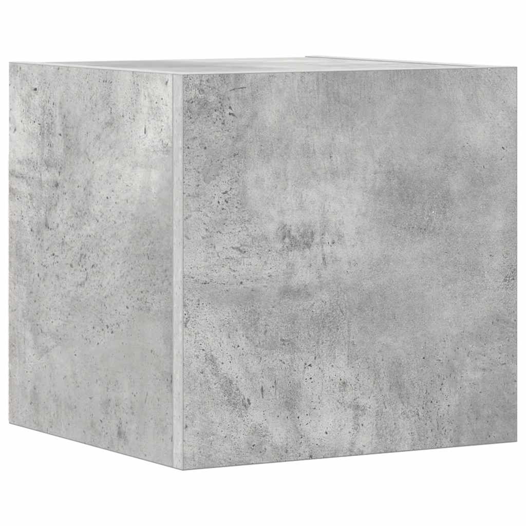 7-tlg. TV-Schrank-Set Betongrau Holzwerkstoff