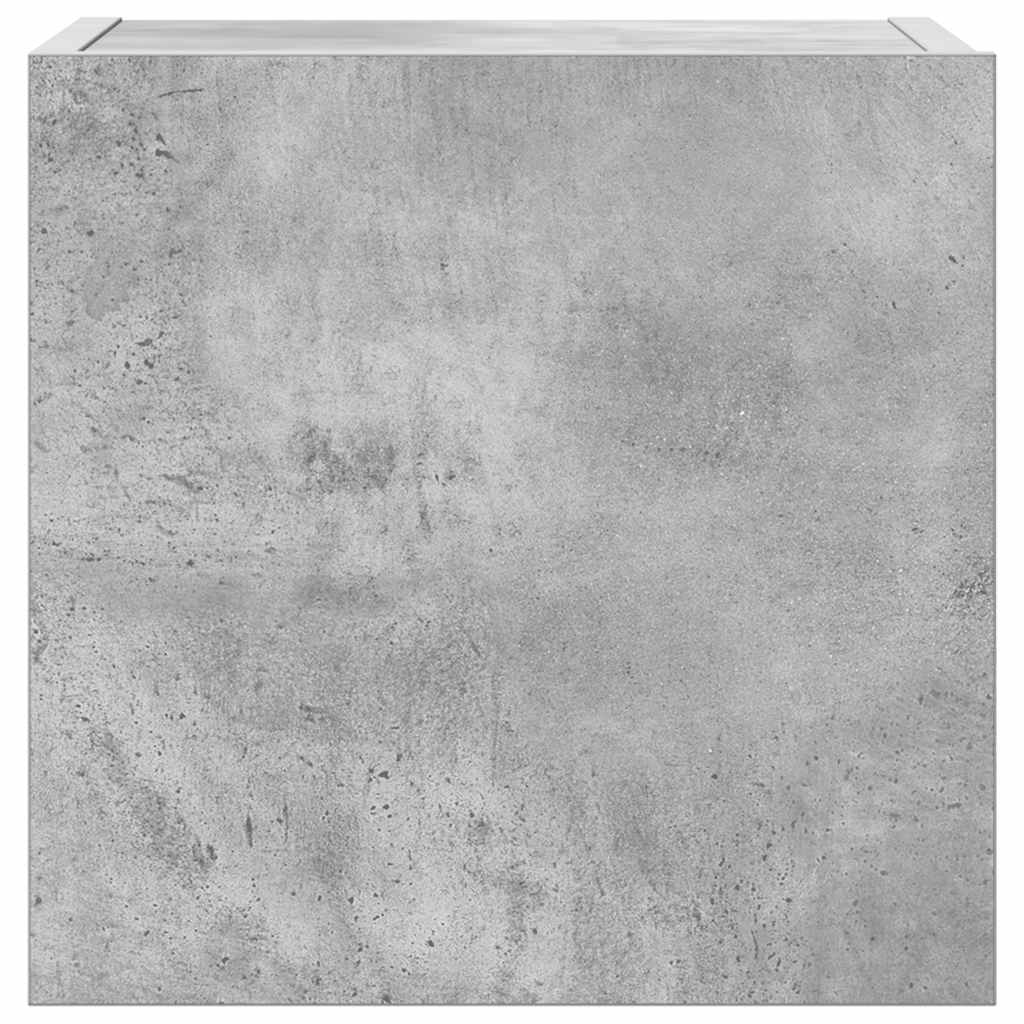 7-tlg. TV-Schrank-Set Betongrau Holzwerkstoff