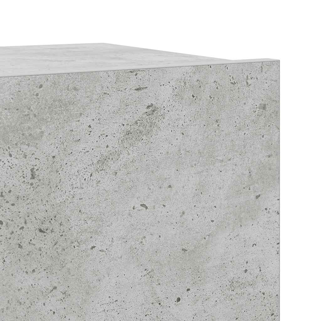 7-tlg. TV-Schrank-Set Betongrau Holzwerkstoff