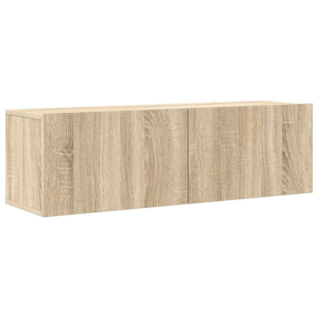 7-tlg. TV-Schrank-Set Sonoma-Eiche Holzwerkstoff