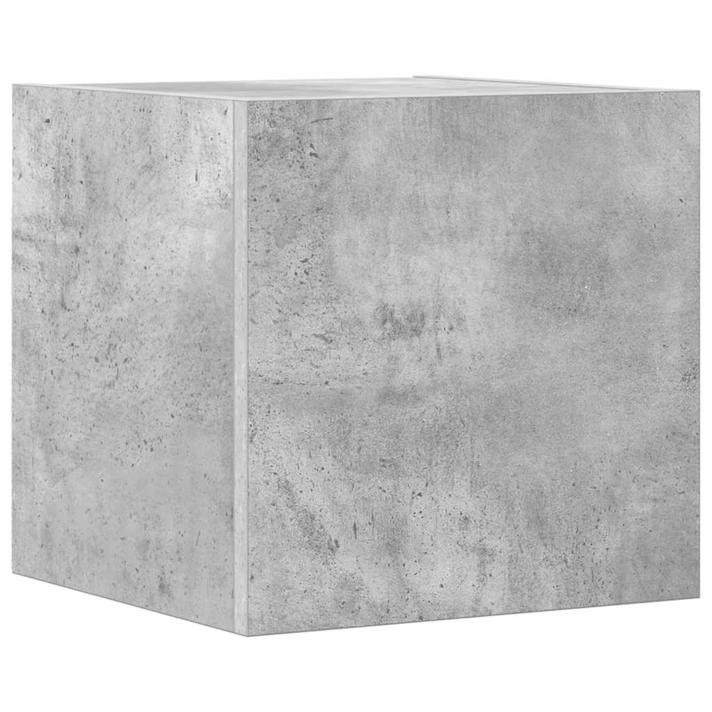 7-tlg. TV-Schrank-Set Betongrau Holzwerkstoff