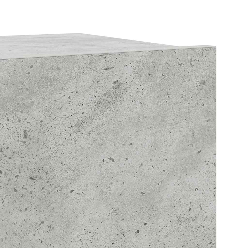 7-tlg. TV-Schrank-Set Betongrau Holzwerkstoff