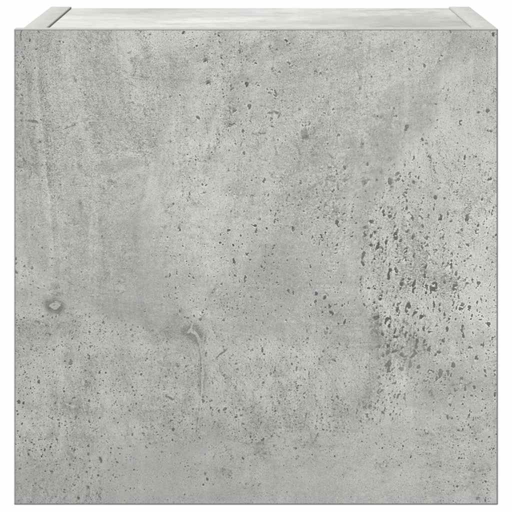 7-tlg. TV-Schrank-Set Betongrau Holzwerkstoff