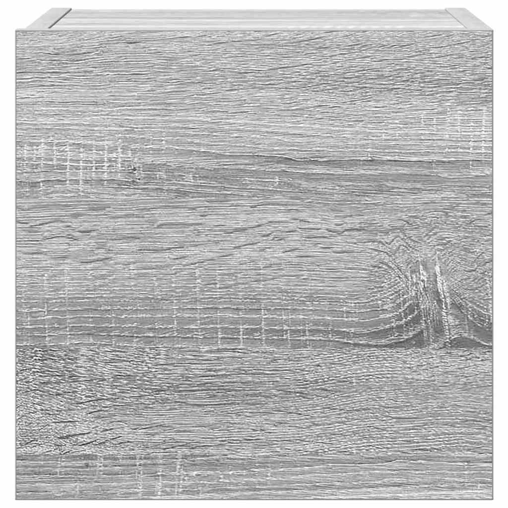 7-tlg. TV-Schrank-Set Grau Sonoma Holzwerkstoff