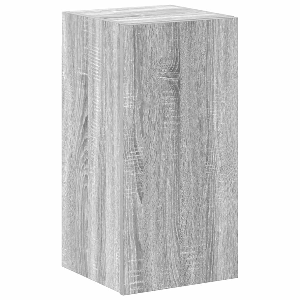 4-tlg. TV-Schrank-Set Grau Sonoma Holzwerkstoff