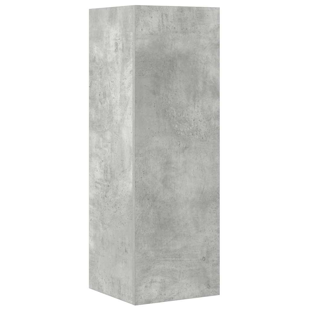 4-tlg. TV-Schrank-Set Betongrau Holzwerkstoff
