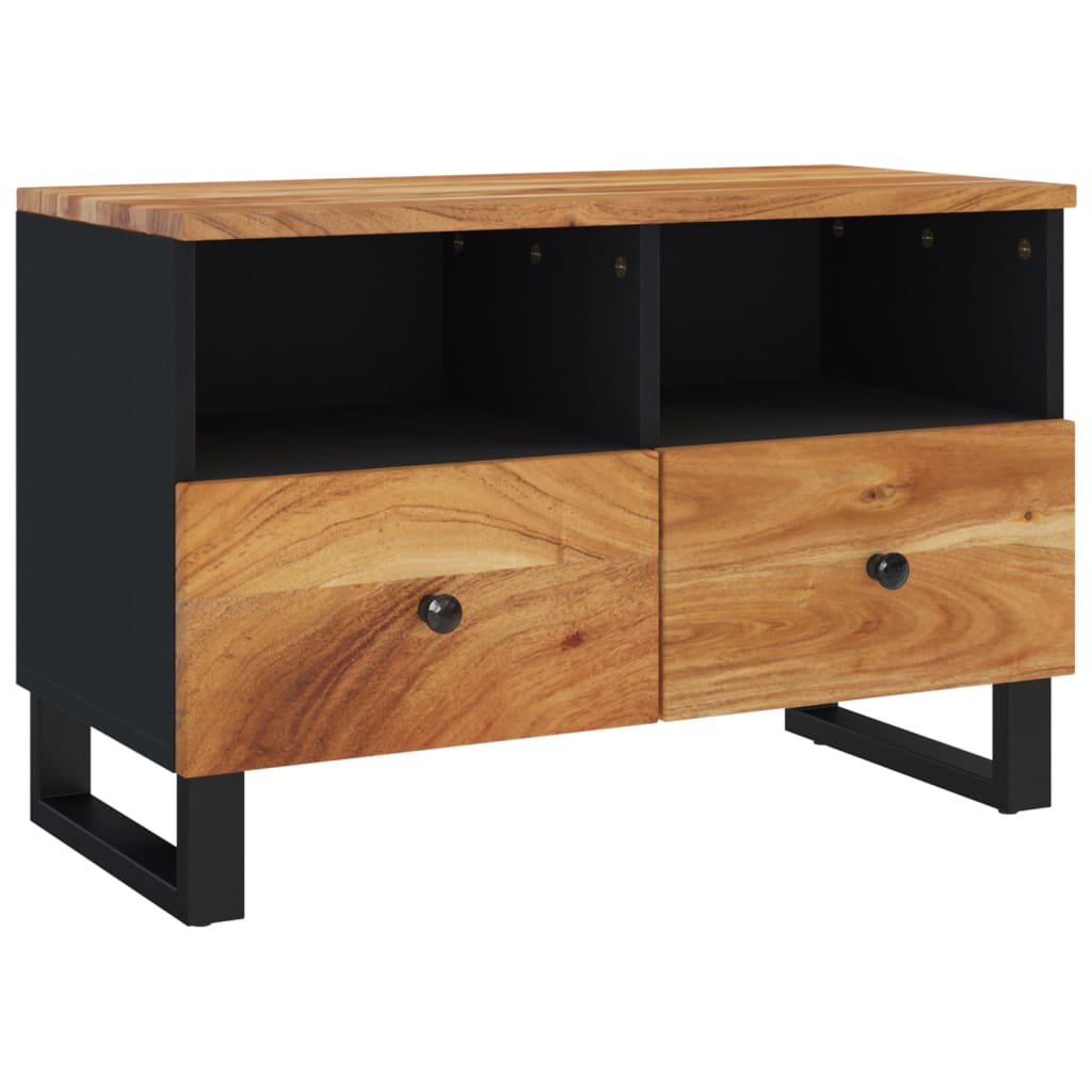 TV-Schrank 70x33x46 cm Massivholz Akazie