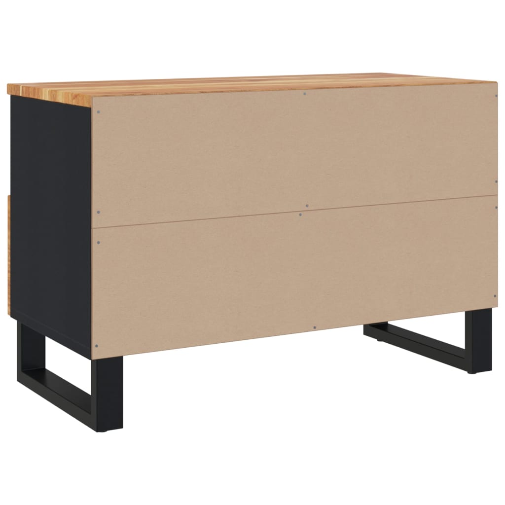 TV-Schrank 70x33x46 cm Massivholz Akazie