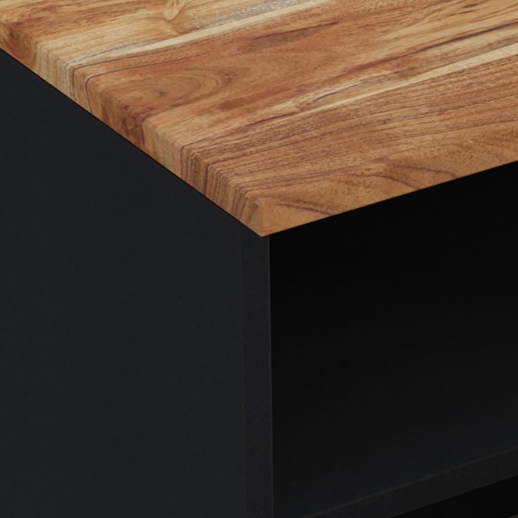 TV-Schrank 70x33x46 cm Massivholz Akazie