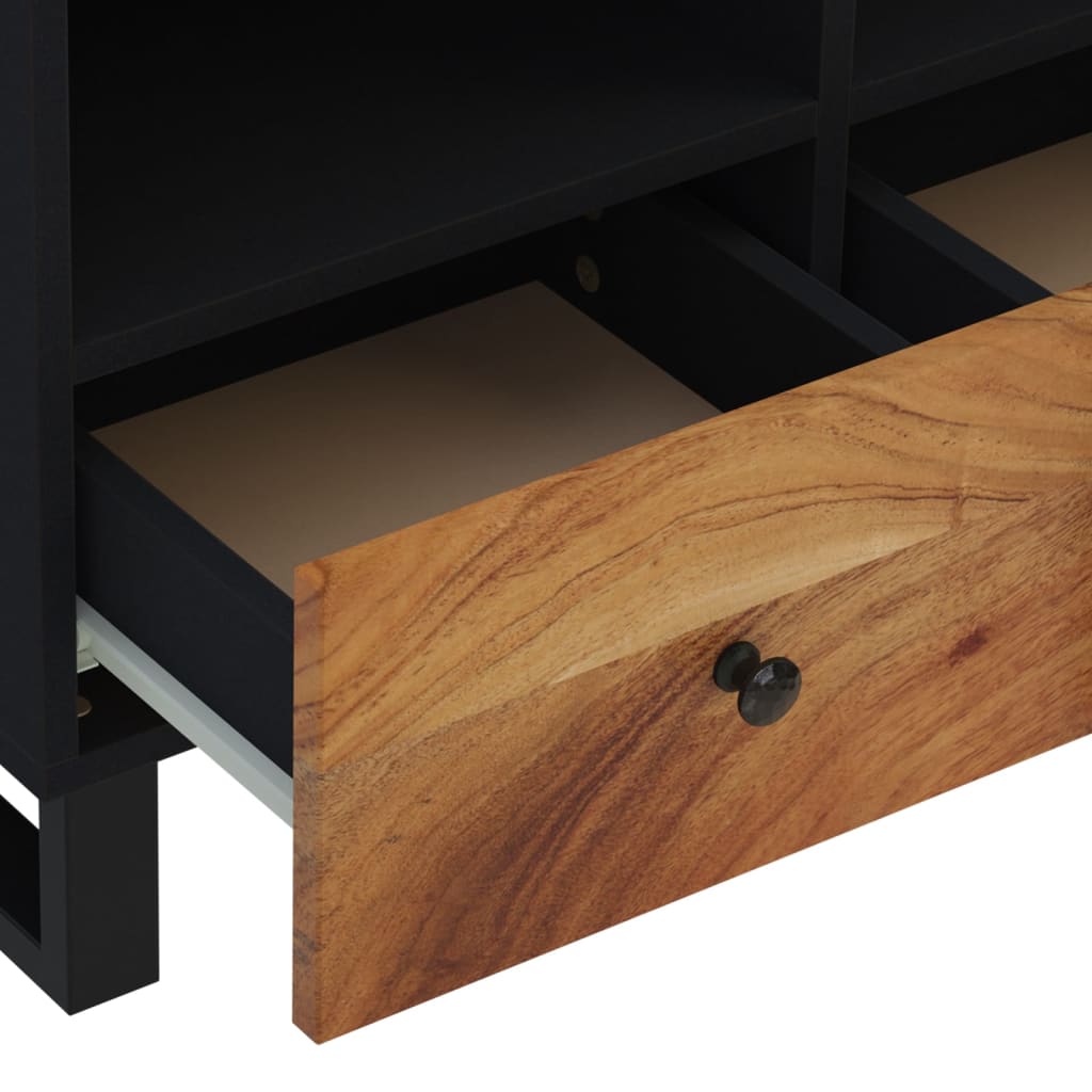 TV-Schrank 70x33x46 cm Massivholz Akazie