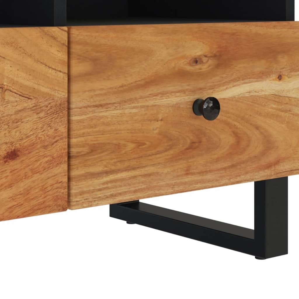TV-Schrank 70x33x46 cm Massivholz Akazie