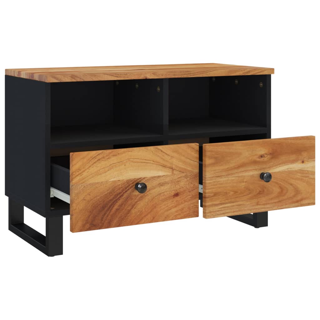 TV-Schrank 70x33x46 cm Massivholz Akazie