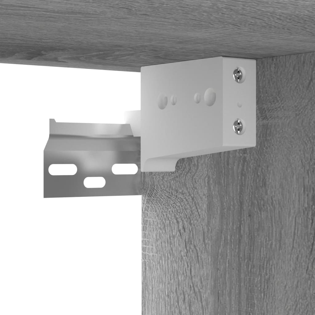 5-tlg. TV-Schrank-Set Grau Sonoma Holzwerkstoff