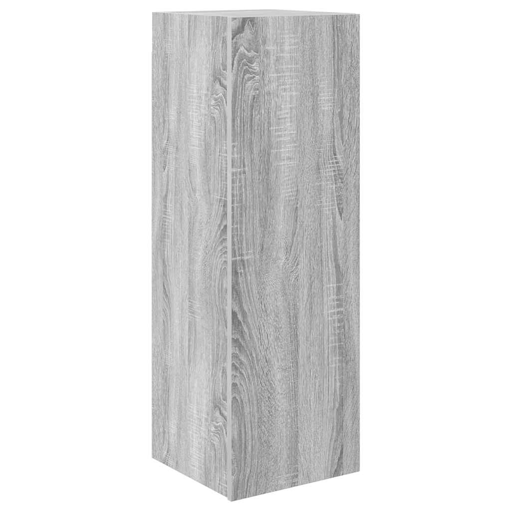 10-tlg. TV-Schrank-Set Grau Sonoma Holzwerkstoff