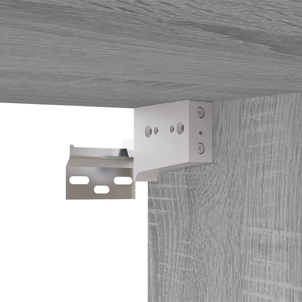 7-tlg. TV-Schrank-Set Grau Sonoma Holzwerkstoff