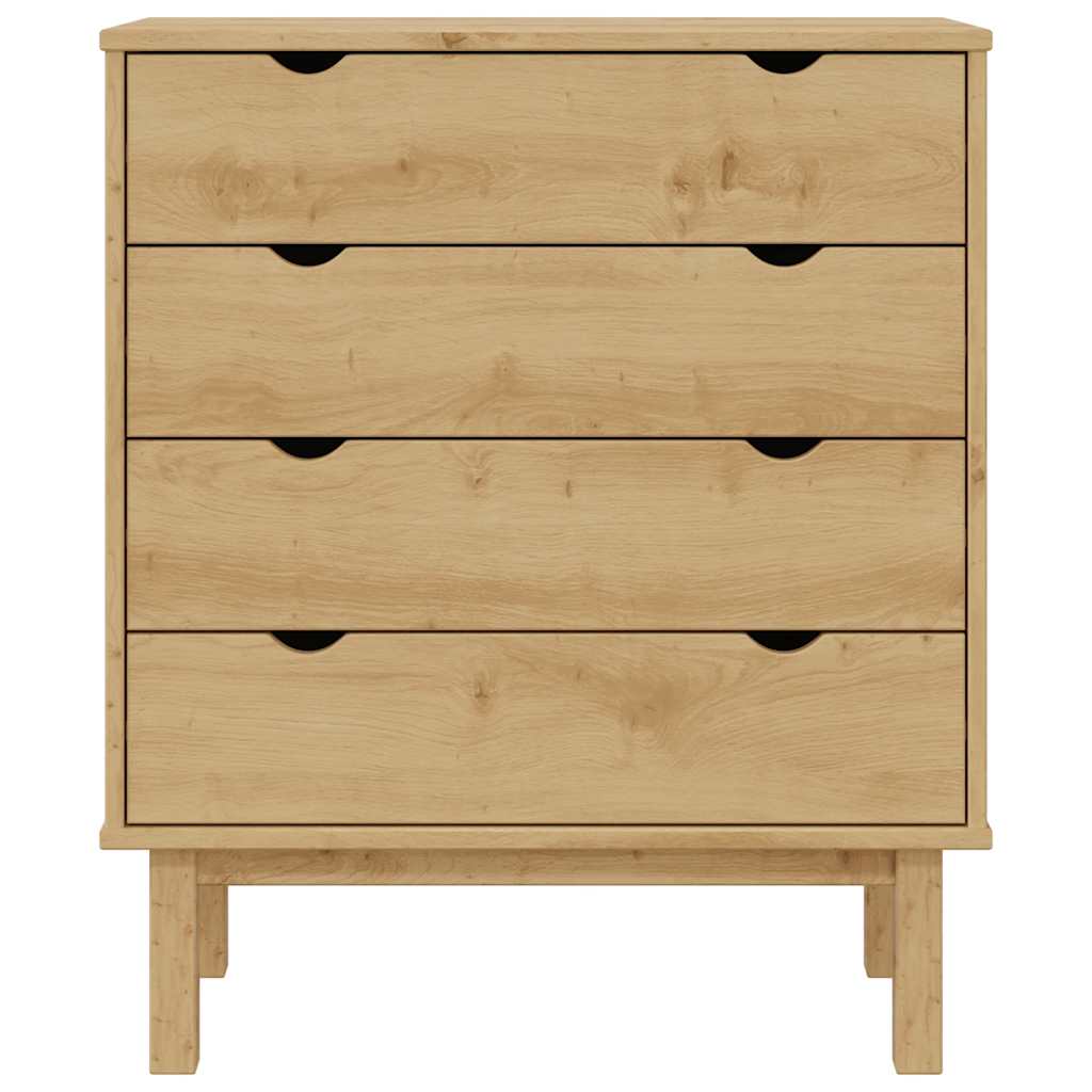 Schubladenschrank OTTA 76,5x39,5x90 cm Massivholz