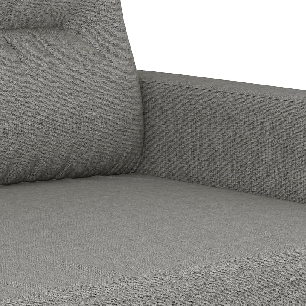 3-Sitzer-Sofa Dunkelgrau 210 cm Stoff