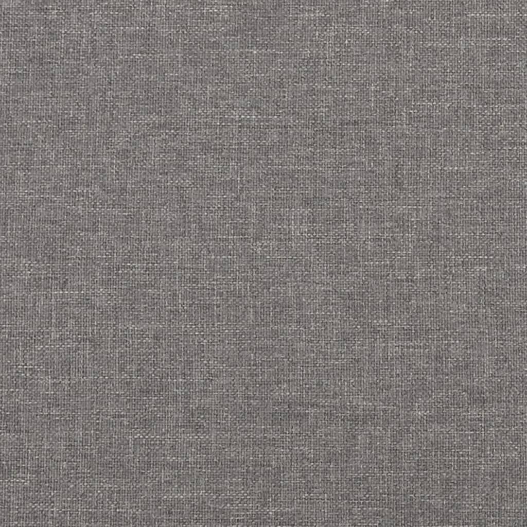 2-Sitzer-Sofa Hellgrau 120 cm Stoff