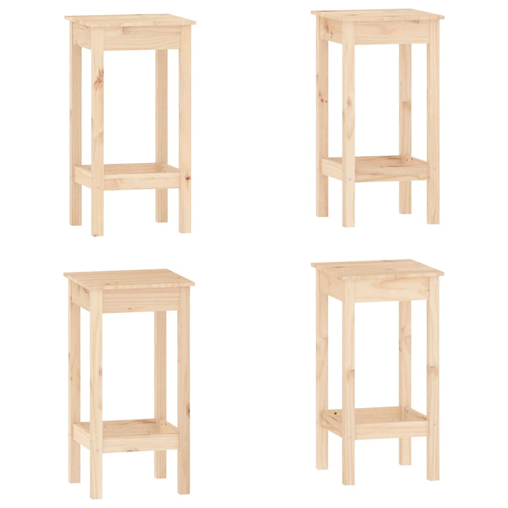 5-tlg. Bar-Set Massivholz Kiefer
