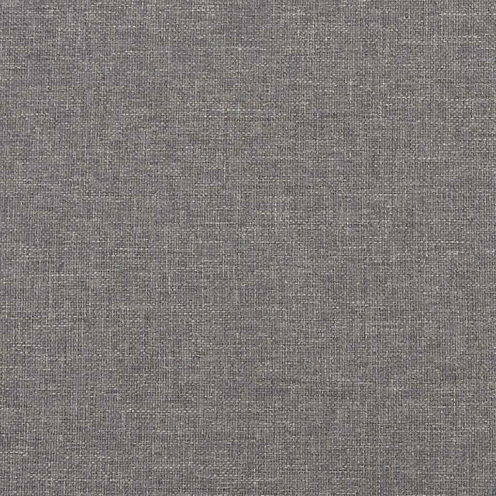 3-Sitzer-Sofa mit Kissen Hellgrau 180 cm Stoff