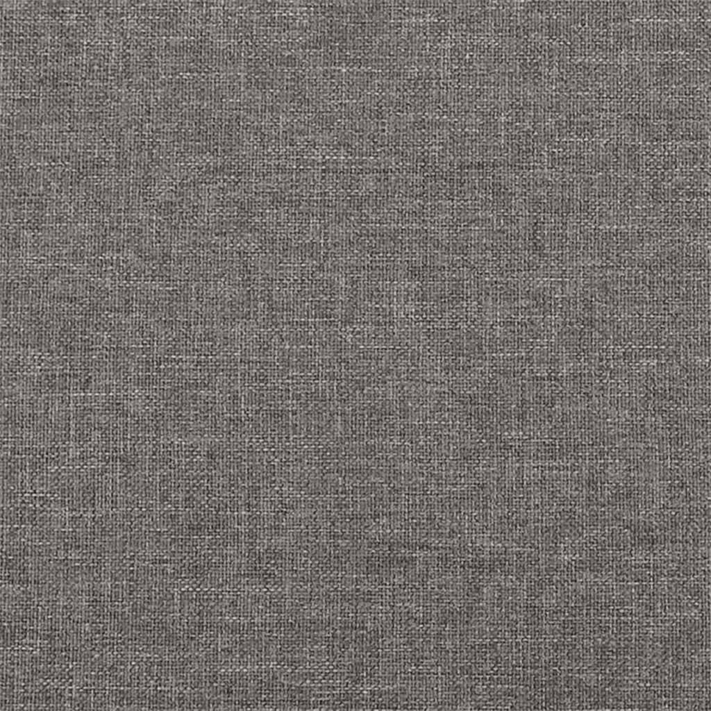 2-Sitzer-Sofa mit Kissen Dunkelgrau 140 cm Stoff