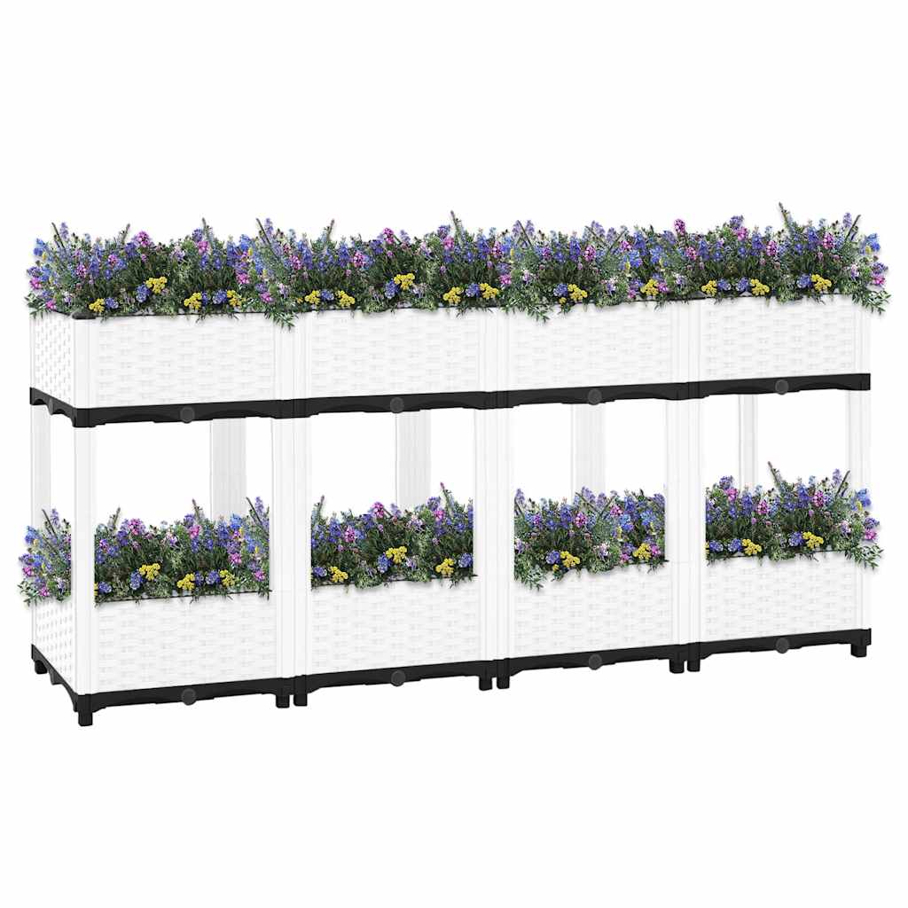 Hochbeet 160x40x71 cm Polypropylen