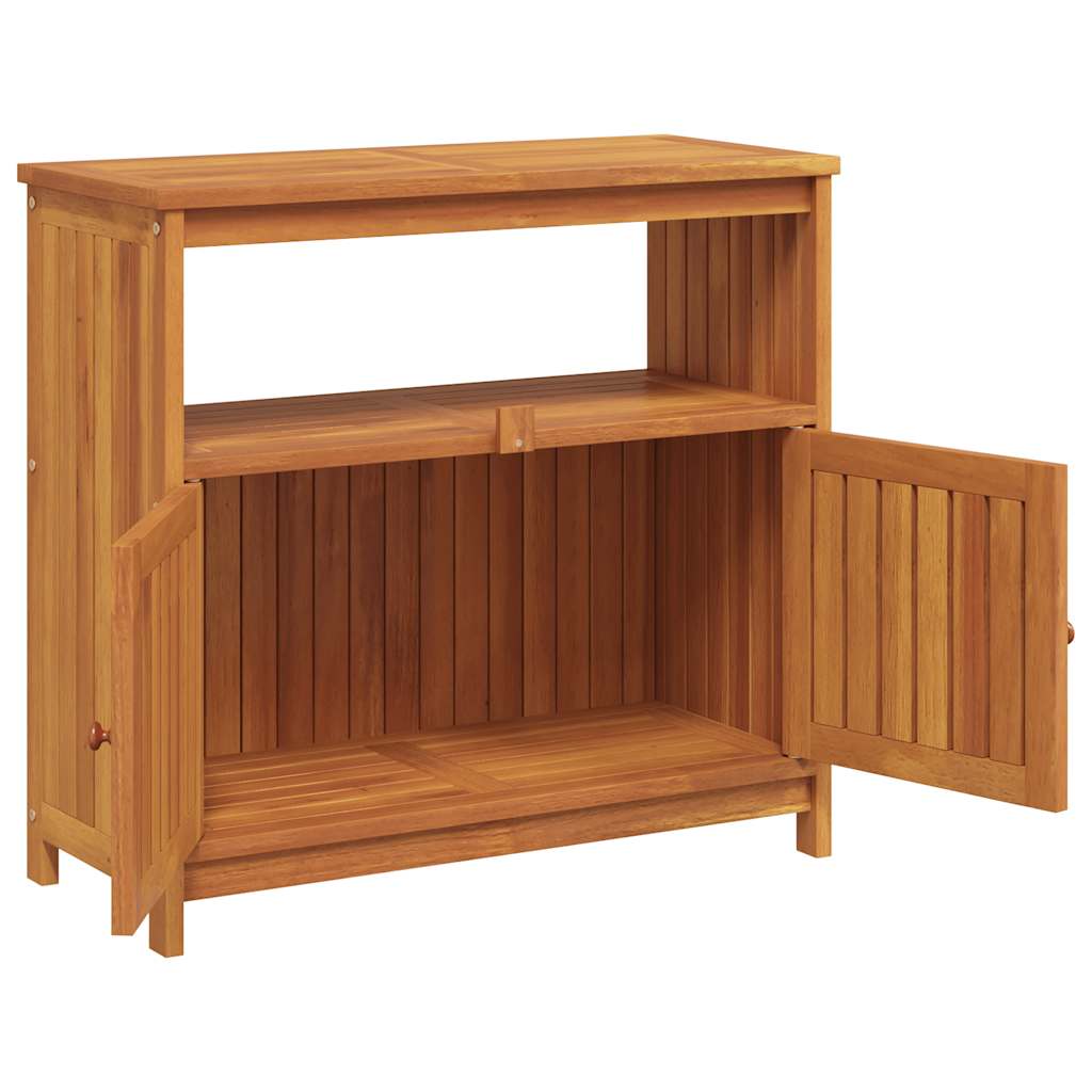Garten-Konsolentisch 80x35x75 cm Massivholz Akazie