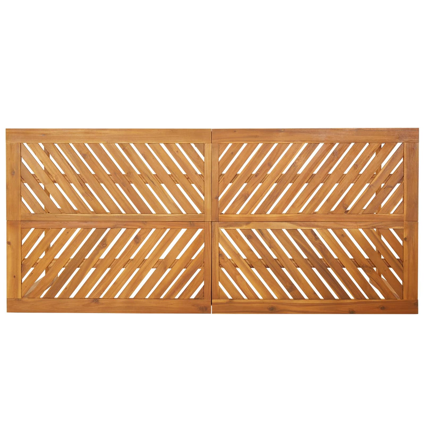 Garten Essgruppe 7 pcs Braun Massivholz Akazie