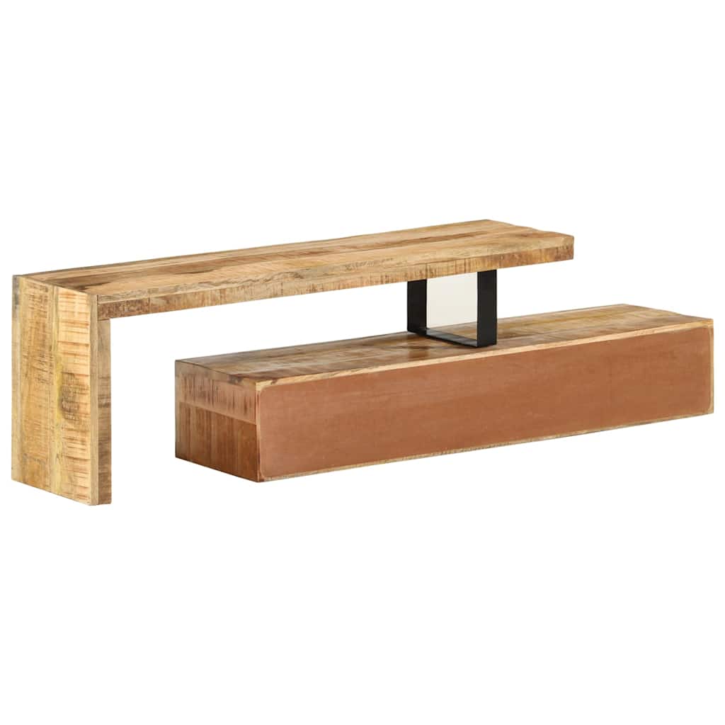 TV-Ständer (118–200) x 30 x 40 cm Massivholz Mango