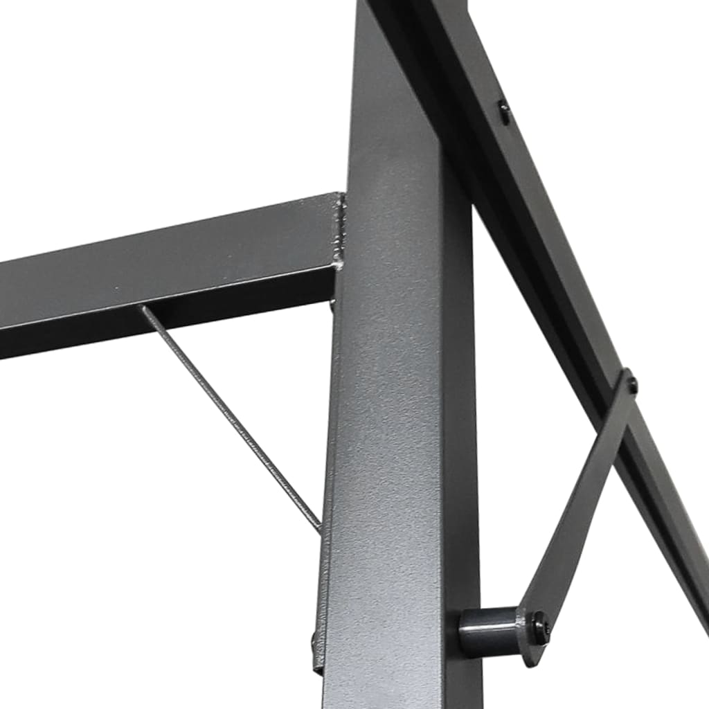 Pergola mit Schiebedach Taupe 395x292x230 cm