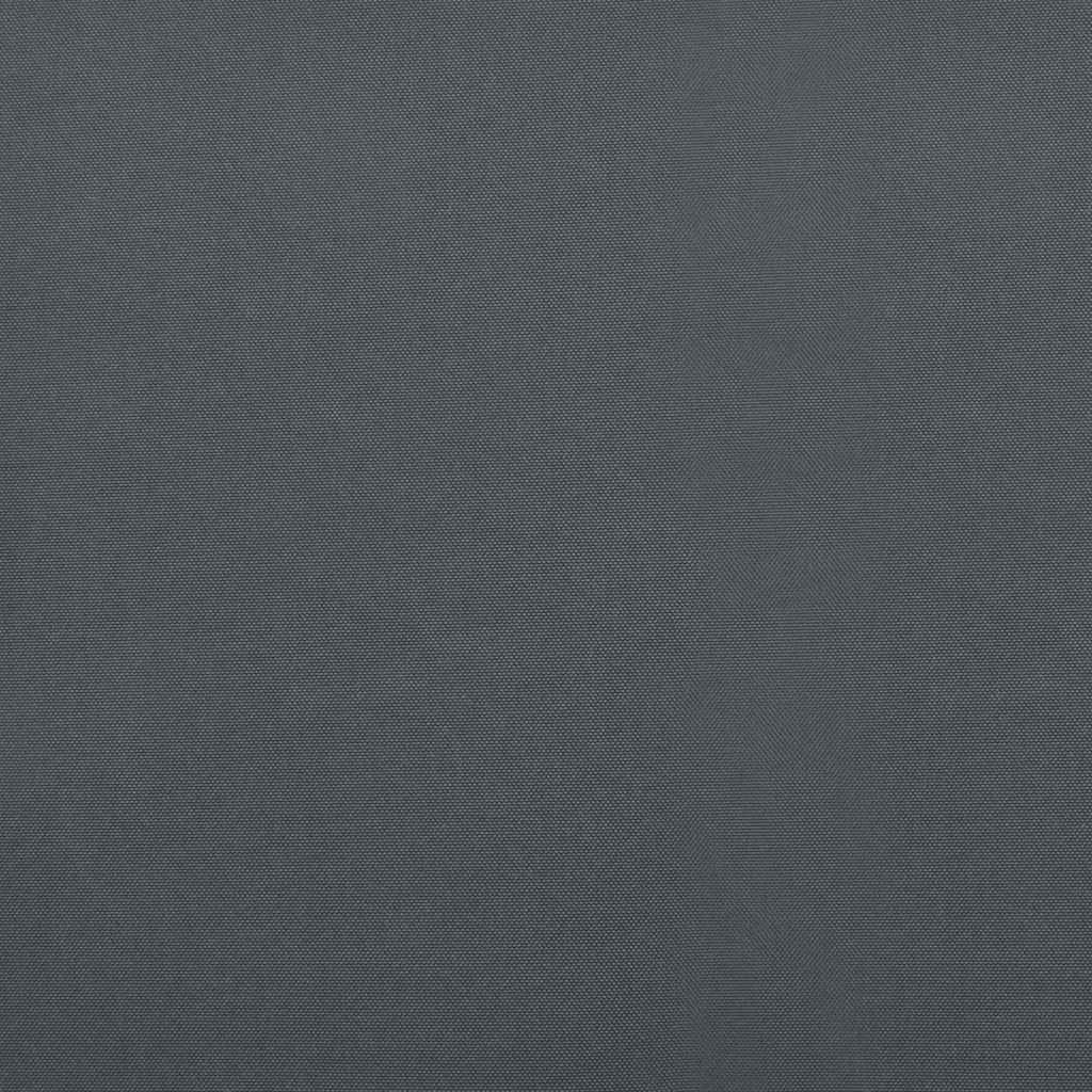 Markise Einziehbar Anthrazit 4x3 m Stoff und Aluminium